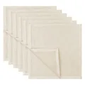 Fousenuk 6 stück Passiertuch, Käsetuch 50x50cm aus Baumwolle Filtertuch zum Abseihen, Mulltuch Dichtegrad 100 Waschbar Seihtuch für, Hausgemachten Käse, Obstsaft, Pudding, Kaffee, Tofu, Backen