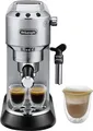De'Longhi Espressomaschine Dedica Style EC685.M - Espresso & Doppio, mit Milchschaumdüse, Nur 15 cm breit, für E.S.E Pads geeignet, 1L, inkl. Milchschaumdüse