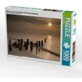 CALVENDO Puzzle Buhnen an der Ostseeküste mit Sonnenuntergang 1000 Teile Lege-Größe 64 x 48 cm Foto-Puzzle Bild von Rico Ködder