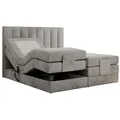 BOXBETT COMFORTO 140/200 - Hellgrau Velvet - H3