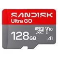 SANDISK Ultra Go (128 GB, microSDXC, U1, UHS-I) (SDSQUGN-128G-GN6MN)