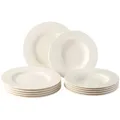 vivo | Villeroy & Boch Group Tafelservice, Weiß, Keramik, 12-teilig, 2x2x2 cm, Essen & Trinken, Geschirr, Geschirr-Sets, Tafelservice