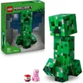 LEGO Minecraft Der Creeper - Gamer Spielzeug -Bewegliche Actionfigur - Interaktives Spielset mit TNT-Element - Kinder DIY Deko - Gaming Geschenk f... - Grün