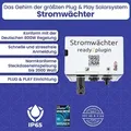 Ready2plugin Stromwächter für Solaranlage | Plug and Play, IP65, VDE konform mit der Deutschen 800W Regelung
