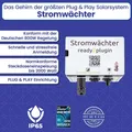 Ready2plugin Stromwächter für Solaranlage, Plug and Play, IP65 mit 800W Regelung