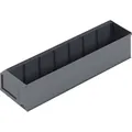 Alutec 66029  Sichtlagerkasten   (L x B x H) 400 x 91 x 81 mm Dunkelgrau 1 St.