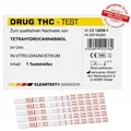 Cleartest Drogentest THC Teststreifen Urintest Drogenschnelltest 5 Stück