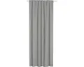 Vorhang mit Universalband Sundown grau 140x255 cm