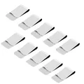 10 Stück Geldklammer Edelstahl Geldscheinklammer Silber Geldclip Money Clip z...