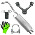 Auspuff Endtopf Endschaldämpfer für VW Golf 4 Fließheck 1.6 1.9 SDI (1997-2004)