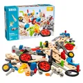 BRIO Builder 34587 Box 136 TLG. - Das kreative Konstruktionsspielzeug aus Schweden - Der ideale Einstieg in die Welt des Bauens und Bastelns - Für Kinder ab 3 Jahren