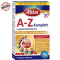 Abtei A-Z Komplett Langzeit-Multivitamine Nahrungsergänzungsmittel 40 Tabletten