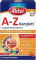 Abtei A-Z Komplett Langzeit-Multivitamine Nahrungsergänzungsmittel 40 Tabletten