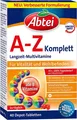 Abtei A-Z Komplett Langzeit-Multivitamine Nahrungsergänzungsmittel 40 Tabletten