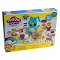 Play-Doh Knete Kaffee- Teeparty Spielset Kinder Knete Knetwerkzeuge Hasbro, mit Spielmatte, 15+ Teile Knetwerkzeuge