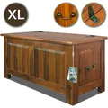 Casaria® Holztruhe Mit Stauraum Und Deckel Aus Holz 85x44x48 Cm Mit Gasdruckheber Antik Groß Truhenbank Couchtisch Truhe