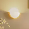 Envostar Wandleuchte, Wandlampe Innen 'Kris' aus Holz (1 flammig, E27) - Wandleu
