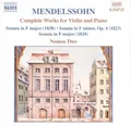 Mendelssohn COMPLETE WORKS FOR VIOLIN & PIANO Nomos Duo | exzellent (C7304)