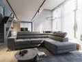 Masseno Ecksofa SELVA mit Schlaffunktion L-Form, Sofa mit Bettkasten