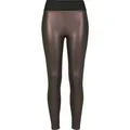 URBAN CLASSICS Leggings Urban Classics Damen Ladies Faux Leather High Waist Leggings (1-tlg) rot XS