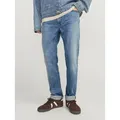 Jack & Jones Regular-fit-Jeans JJICLARK im Used-Look, Stretchkomfort und niedrige Leibhöhe Baumwollmischung, regular fit blau 31
