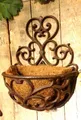 Antikas Blumentopf Blumenkasten im Landhausstil, schöne Metall Balkonkästen mit