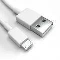 Micro-USB Ladekabel für Asus ZenFone Max M1 Weiß 50 cm Handy Schnellladekabel Datenkabel