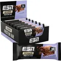 ESN Proteinriegel Designer Protein Bar, 12 Riegel, Fudge Brownie, je 45g, pro Riegel 14g Protein
