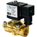FSA Magnetventil Premium M-1/2-24-C, 1/2 Zoll, Messing, stromlos geschlossen, bis 10 bar, 24V