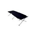 Grafner® Feldbett klappbar Campingbett inkl. Tragetasche in schwarz 190cm