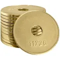 CombiCraft Waschmaschinenmünze mit Referenz Miele 11726 Ø25,5 mm mit Loch - 100 Stücke