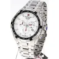 Swiss Alpine Military 7043.9132SAM Herrenuhr Chronograph - Silber