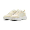 Puma Cassia 2.0 Damen-Sneaker, Warmweißes, dampfgraues Segeltuch, 39 EU