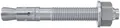 fischer Bolzenanker FBN II 8/100 Bohrernenndurchmesser: 8 mm|Gewinde: M8 mm|Max. Dicke des Anbauteils: 100 mm|Ankerlänge: 160 mm|Gewinde: M8 x 129 mm
