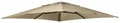 Sungarden 40002315 Ersatzbezug für Easy Sun taupe 320x320cm