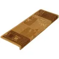 KARAT Stufenmatte Akzent Selbstklebend für Innenbereiche Beige 23,5 x 65 cm Rechteckig
