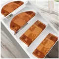 Floordirekt Stufenmatte Akzent, 3 Farben & 2 Größen, Treppenschutz, Rechteckig, Höhe: 5 mm beige Rechteckig | 23 cm x 65 cm x 5 mm