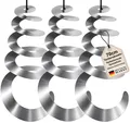 Windspirale 3er Set Vogelabwehr Windspiel Reflektierend Vogelschreck Spirale