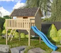 Akubi Spielturm "Fidel", beige (naturbelassen)