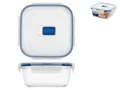 ARC Pure Box Quadro Glasbehälter 0,76 L H7676 Transparent Blau