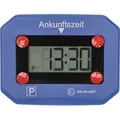 cartrend Digitale Parkuhr elektronische Parkscheibe KBA Stvo Zulassung in DE blau