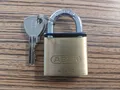 ABUS Messing Vorhangschloss 45/40 vs. Lock-Tag inkl. 2 Schlüssel / 12er Set
