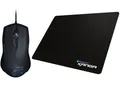 ROCCAT Set Lua Tri-Button Mouse + Kanga Gamer Mouse-Pad Maus- und Mauspad-Set, (Gaming Bundle, 1 St., Gaming Mouse und Mousepad), Maus-Pad Einstellbare DPI