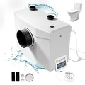 Hebeanlage WC Pumpe Schmutzwasserpumpe für Keller Wasser Fäkalienpumpe Juskys®