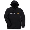 Carhartt Signature Logo Midweight Hoodie, schwarz, Größe M für Männer