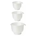 Gastromax Rührschüssel aus Polypropylen (PP) in Farbe weiss, 24x24x17 cm, 1,5+2+3 l (6.50 l) (7078110)