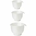 GastroMax Rührschüssel weiß 3er Set