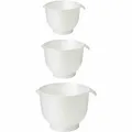3er Gastromax 1,5l 2l 3l hochwertig weiß stabil Küche Rührschüsseln Haushalt neu