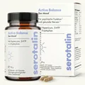 serotalin Active Balance Zen Mood Kapseln - Johanniskraut, Griffonia & L-Tryptophan | mit Vitamin D, B1,B2, Niacin, Mangan | koffeinfrei