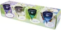 HS Candle Duftkerze Selection 4er Pack im Glas, lange Brenndauer und angenehmer Duft (Floral Selection)